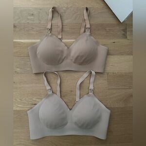 Momcozy Nursing Bra Beige & Maple Sugar